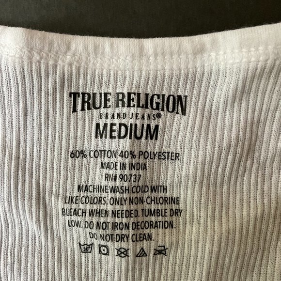 TRUE RELIGION Men's Set of 3 Tank Tops NWOT Size M 38-40 - Picture 4 of 7